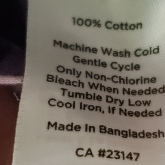 Talbots button-front shirt, Size Medium - Picture 6 of 6